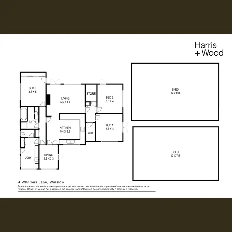 Floorplan of Homely house listing, 4 Whittons Lane, Winslow VIC 3281
