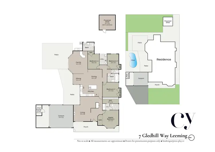 Floorplan of Homely house listing, 7 Gledhill Way, Leeming WA 6149