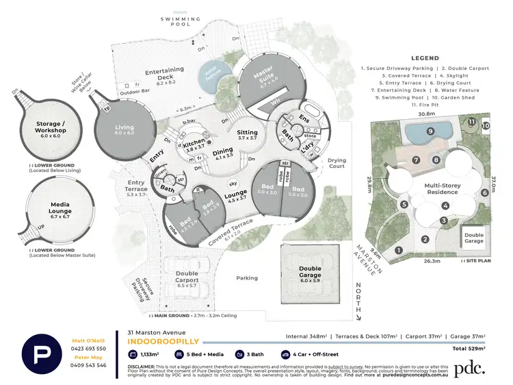 Floorplan of Homely house listing, 31 Marston Avenue, Indooroopilly QLD 4068