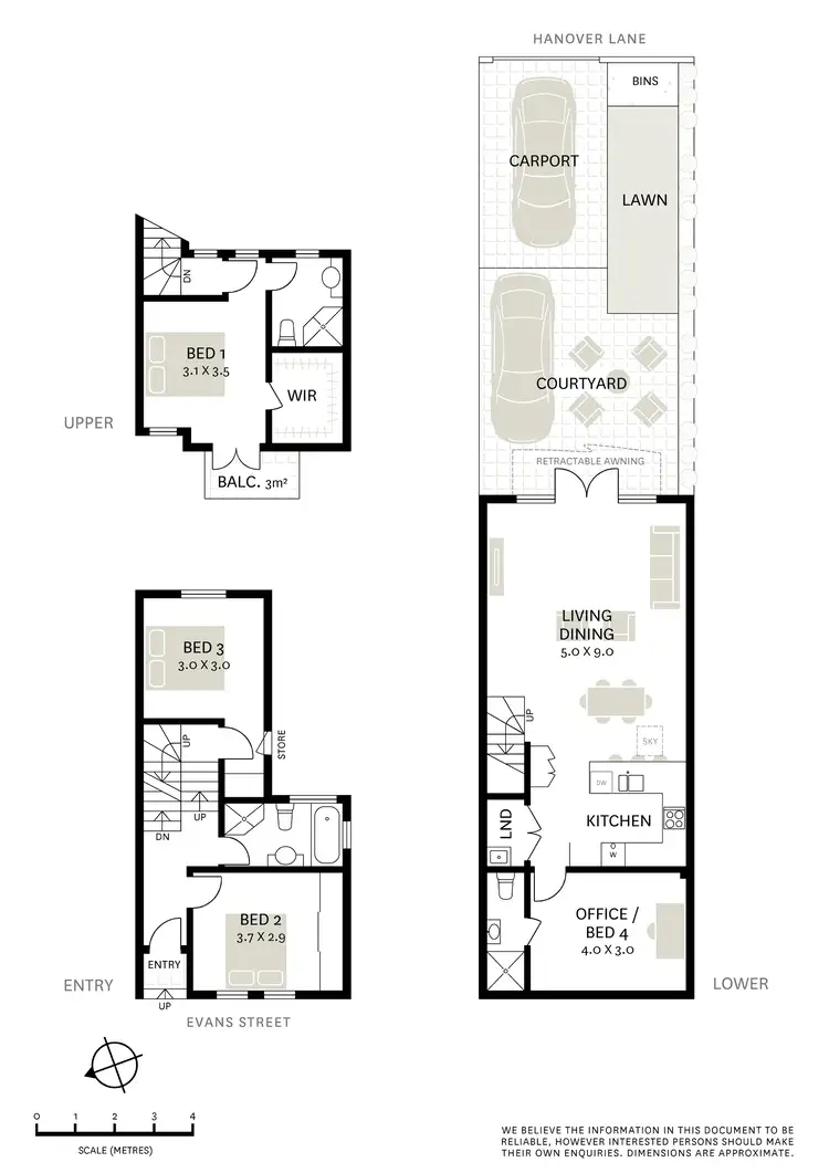 Floorplan of Homely house listing, 1/74 Evans Street, Rozelle NSW 2039