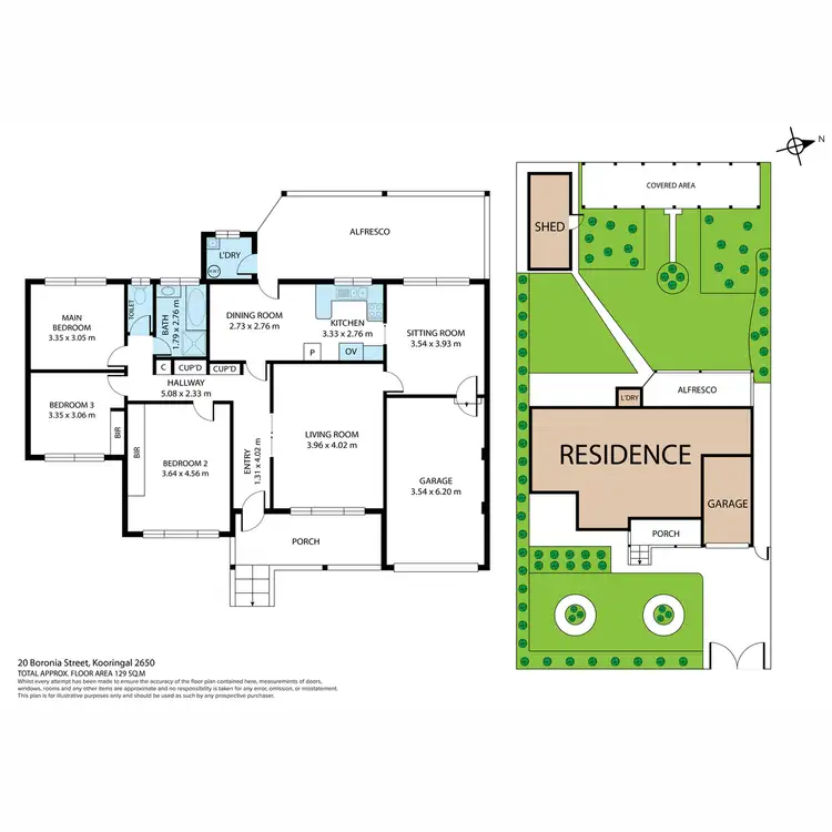 Floorplan of Homely house listing, 20 Boronia Street, Kooringal NSW 2650