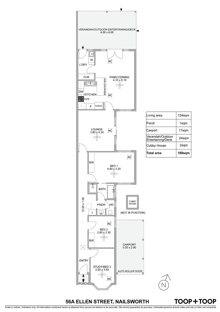Floorplan of Homely house listing, 56A Ellen Street, Nailsworth SA 5083