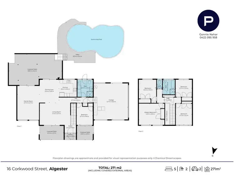 Floorplan of Homely house listing, 16 Corkwood Street, Algester QLD 4115