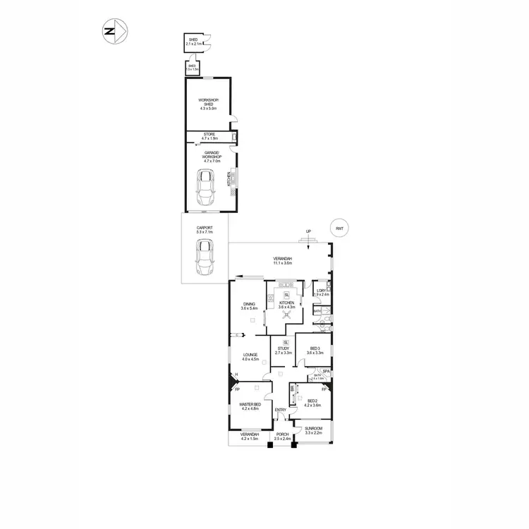 Floorplan of Homely house listing, 15 Osborn Avenue, Beulah Park SA 5067