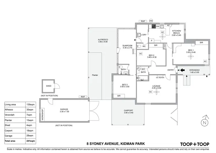 Floorplan of Homely land listing, 8 Sydney Avenue, Kidman Park SA 5025