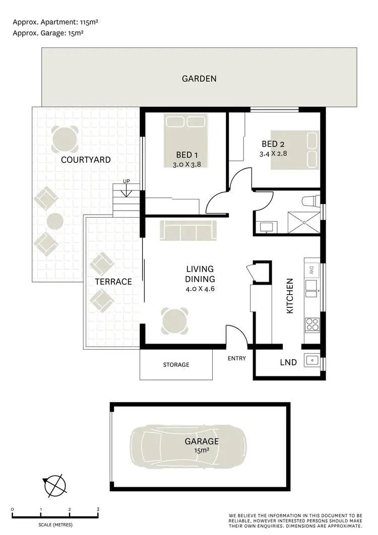 Floorplan of Homely apartment listing, 1/83 Darghan Street, Glebe NSW 2037