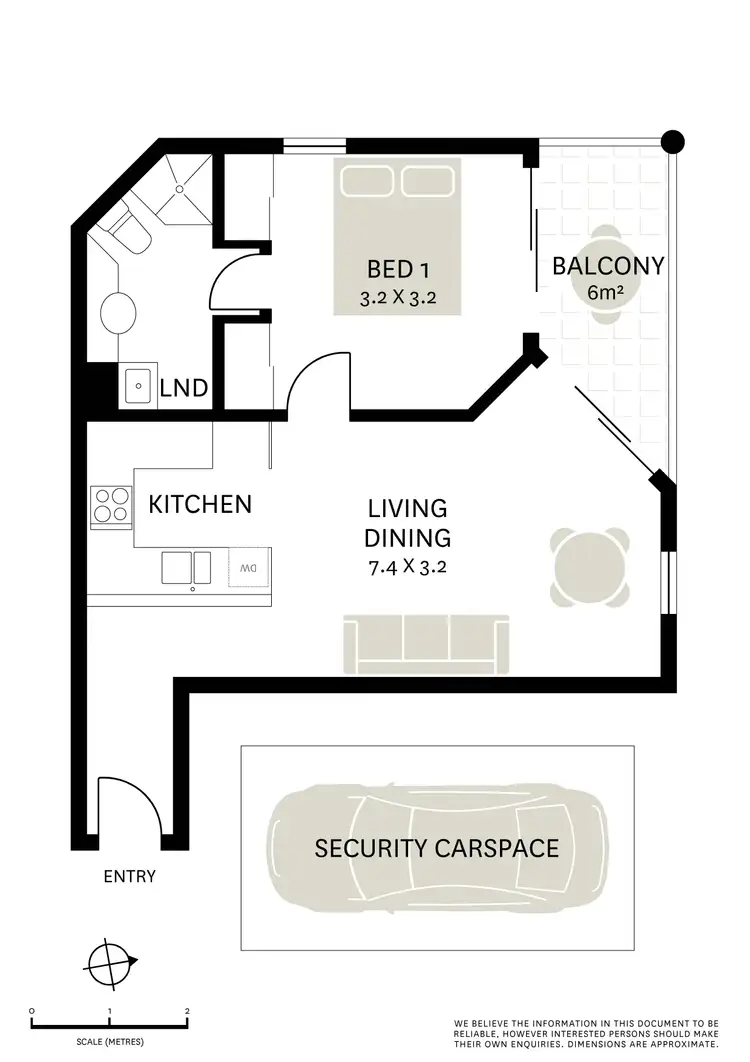 Floorplan of Homely apartment listing, 73/92-100 Cleveland Street (enter via Dangar Pl), Chippendale NSW 2008