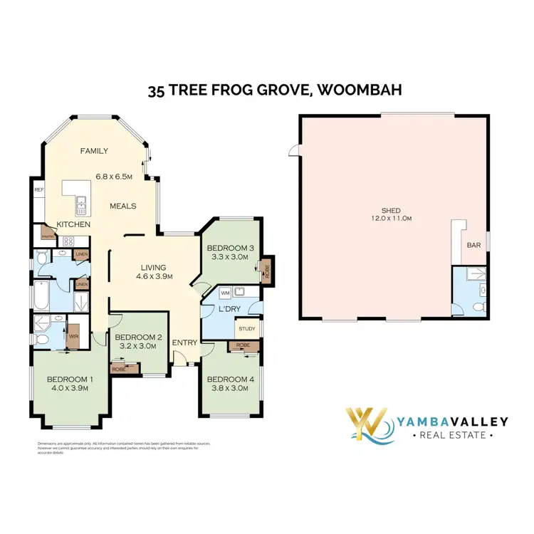 Floorplan of Homely house listing, 35 Tree Frog Grove, Woombah NSW 2469