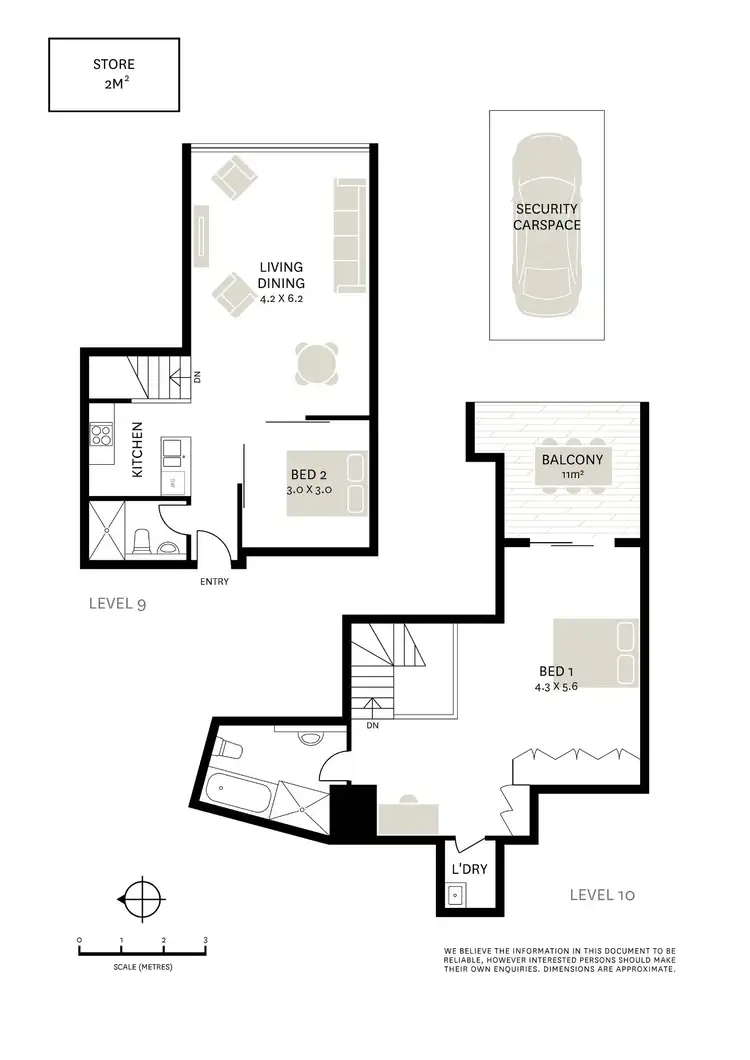 Floorplan of Homely apartment listing, 905/47 Cooper Street, Surry Hills NSW 2010