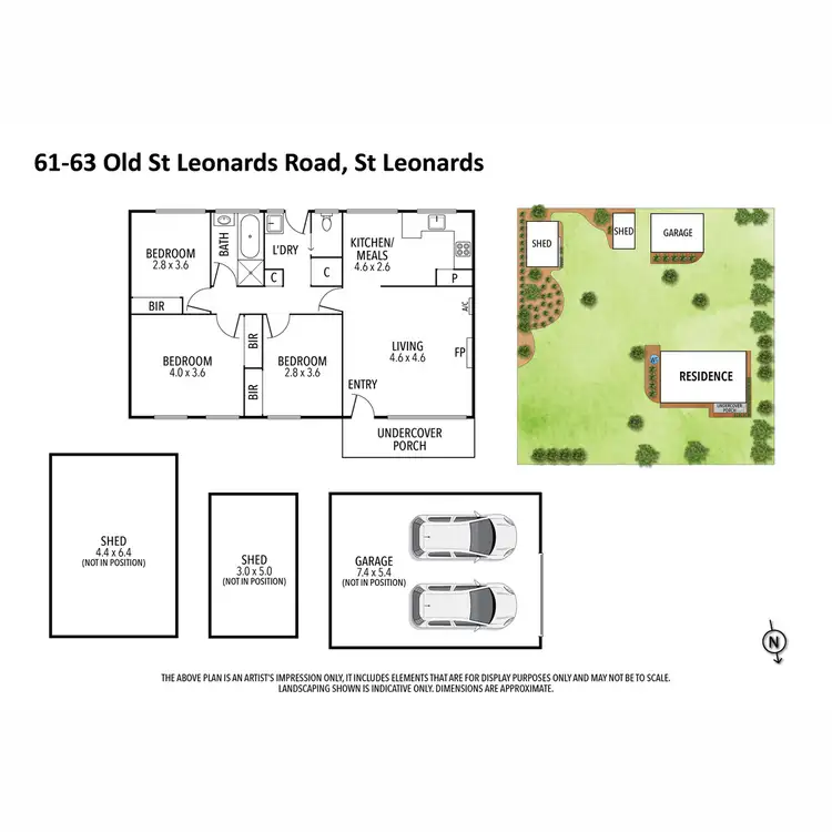 Floorplan of Homely house listing, 61-63 Old St Leonards Road, St Leonards VIC 3223