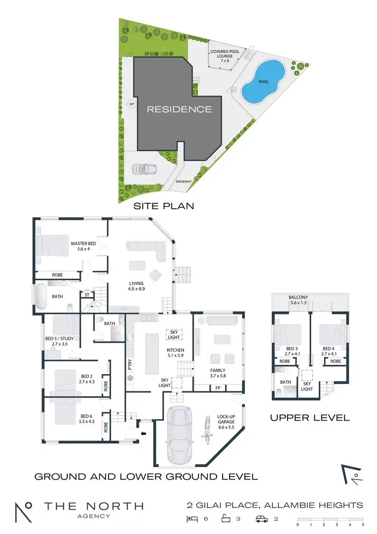 Floorplan of Homely house listing, 2 Gilai Place, Allambie Heights NSW 2100