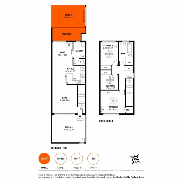 Floorplan of Homely townhouse listing, 18A O'Halloran Street, Adelaide SA 5000