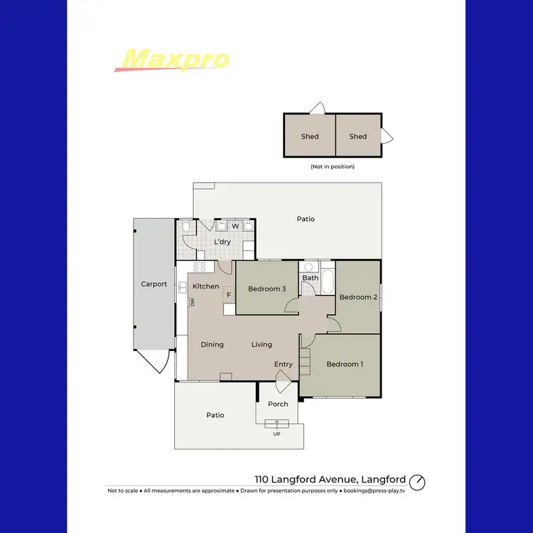 Floorplan of Homely house listing, 110 Langford Avenue, Langford WA 6147