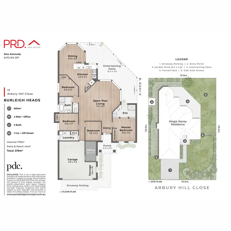 Floorplan of Homely house listing, 13 Arbury Hill Close, Burleigh Heads QLD 4220