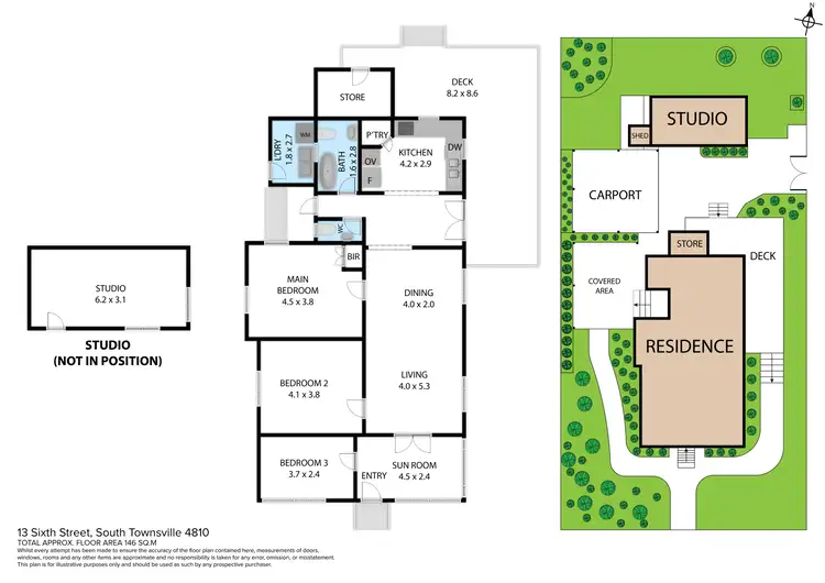 Floorplan of Homely house listing, 13 Sixth Street, South Townsville QLD 4810