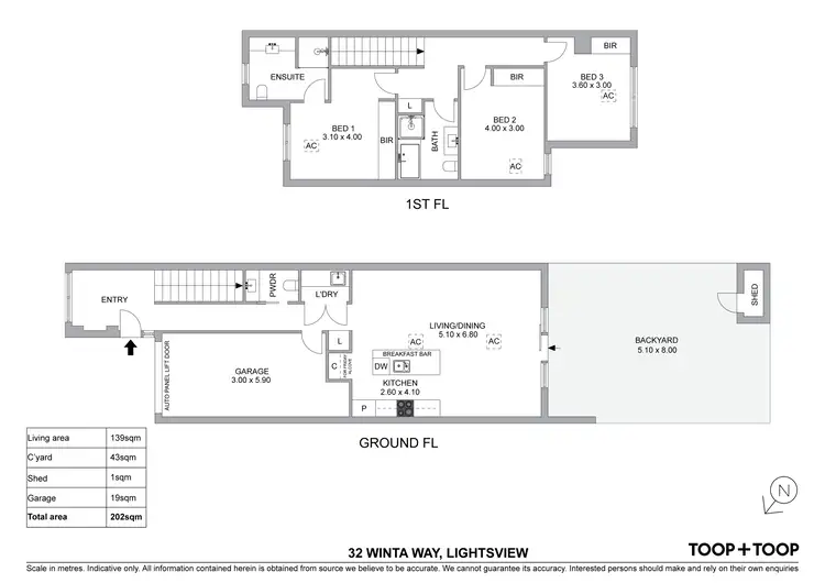 Floorplan of Homely house listing, 32 Winta Way, Lightsview SA 5085