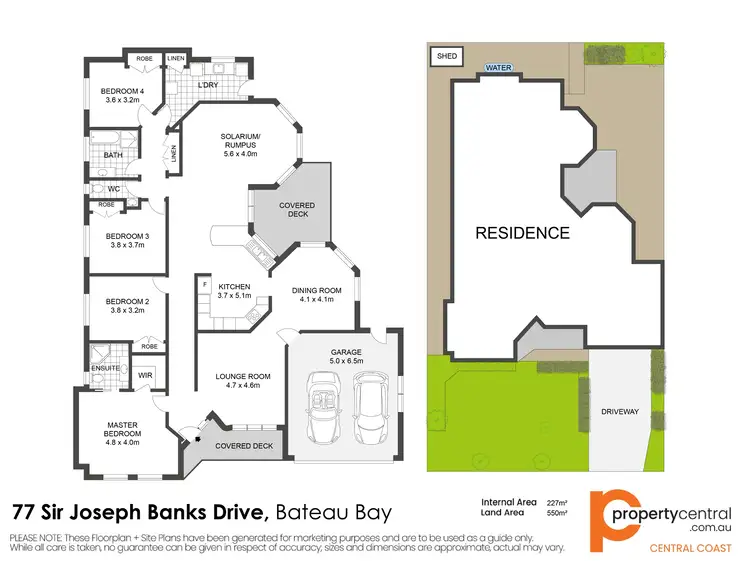 Floorplan of Homely house listing, 77 Sir Joseph Banks Drive, Bateau Bay NSW 2261