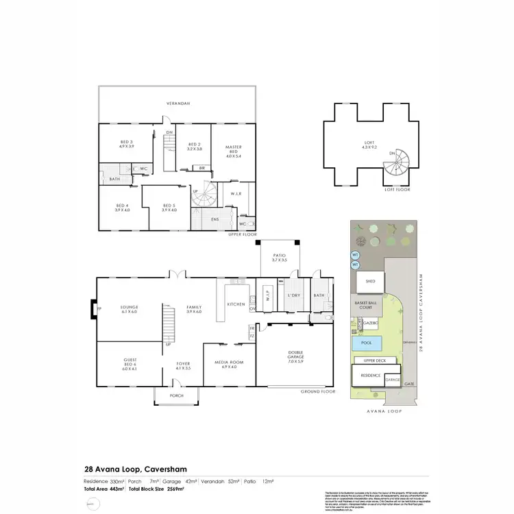 Floorplan of Homely house listing, 28 Avana Loop, Caversham WA 6055