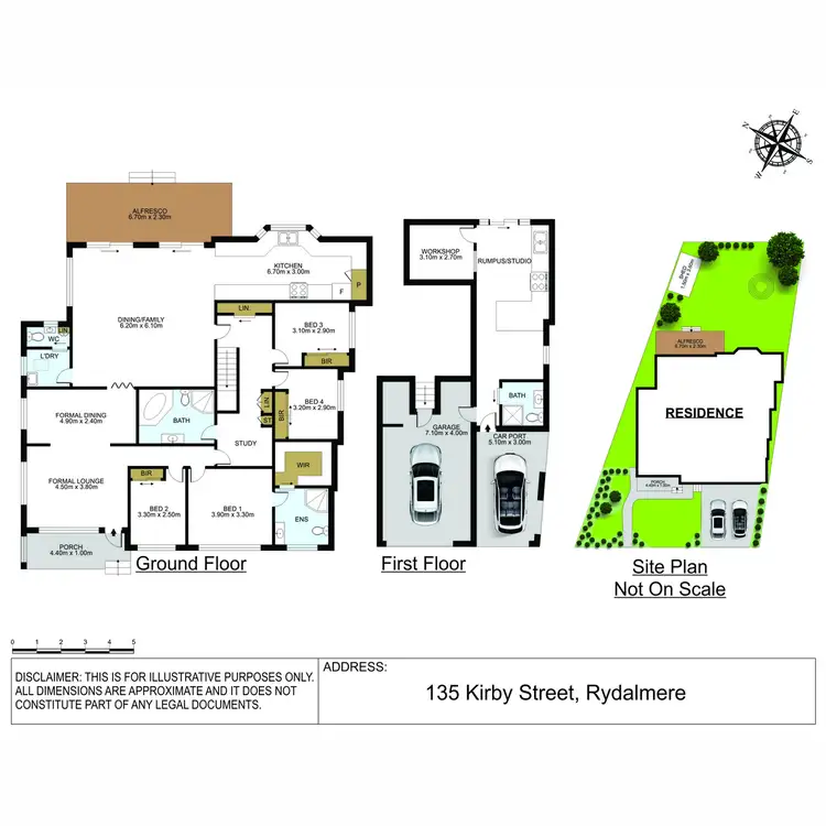 Floorplan of Homely house listing, 135 Kirby Street, Rydalmere NSW 2116