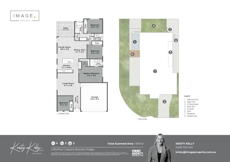 Floorplan of Homely house listing, 2 Rimfire Crescent, Bracken Ridge QLD 4017