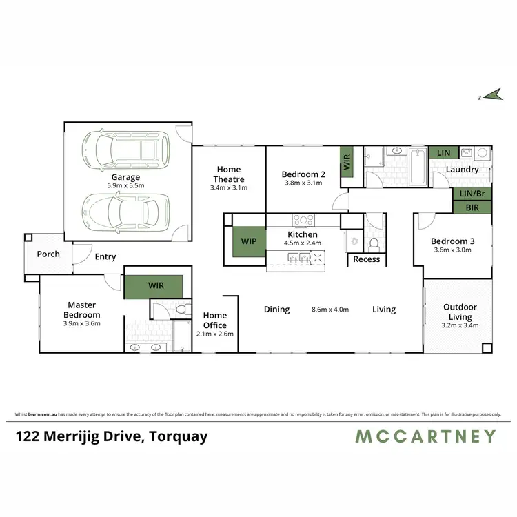 Floorplan of Homely house listing, 122 Merrijig Drive, Torquay VIC 3228