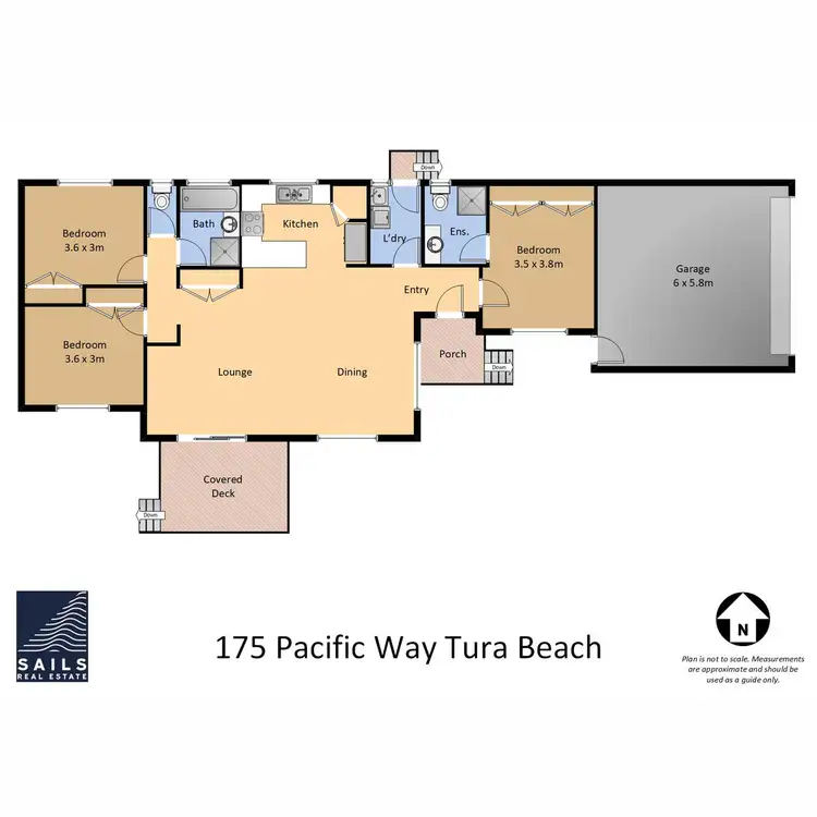 Floorplan of Homely house listing, 175 Pacific Way, Tura Beach NSW 2548