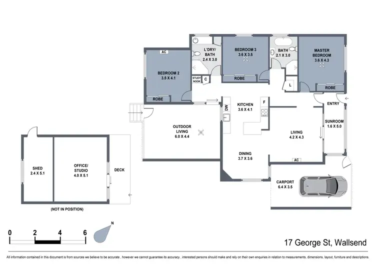Floorplan of Homely house listing, 17 George Street, Wallsend NSW 2287