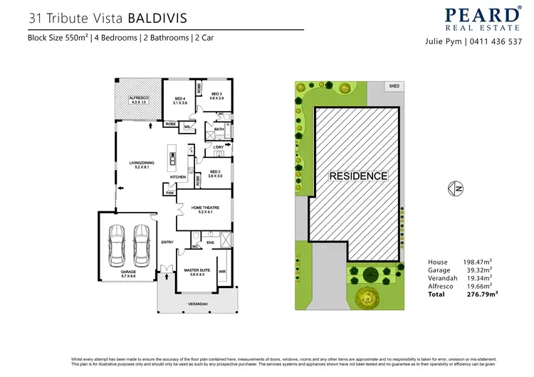 Floorplan of Homely house listing, 31 Tribute Vista, Baldivis WA 6171
