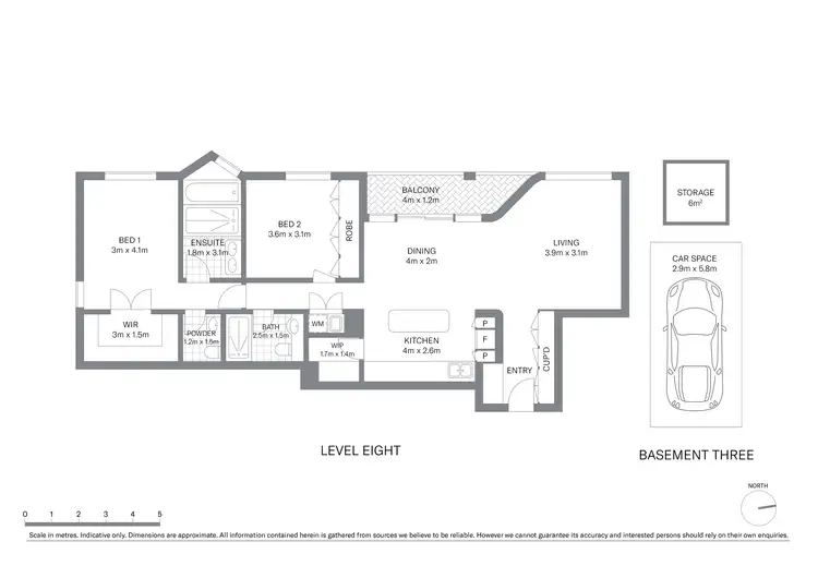 Floorplan of Homely apartment listing, 803/18 Loftus Street, Sydney NSW 2000