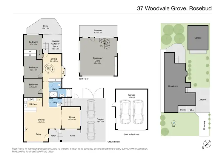 Floorplan of Homely house listing, 37 Woodvale Grove, Rosebud VIC 3939