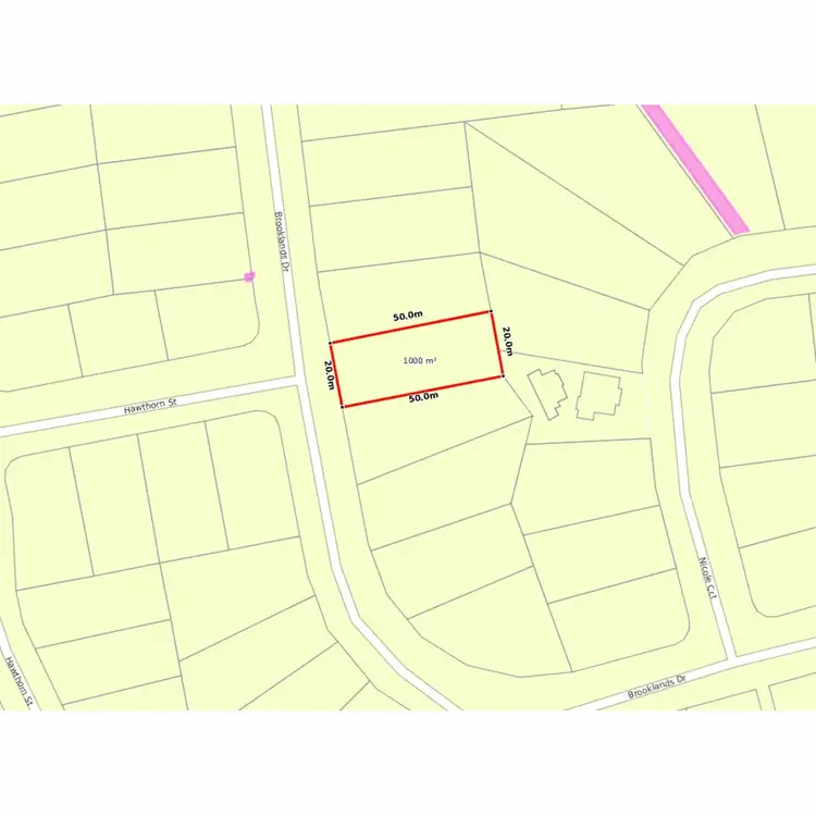 Floorplan of Homely land listing, 58 Brooklands Drive, Beaudesert QLD 4285