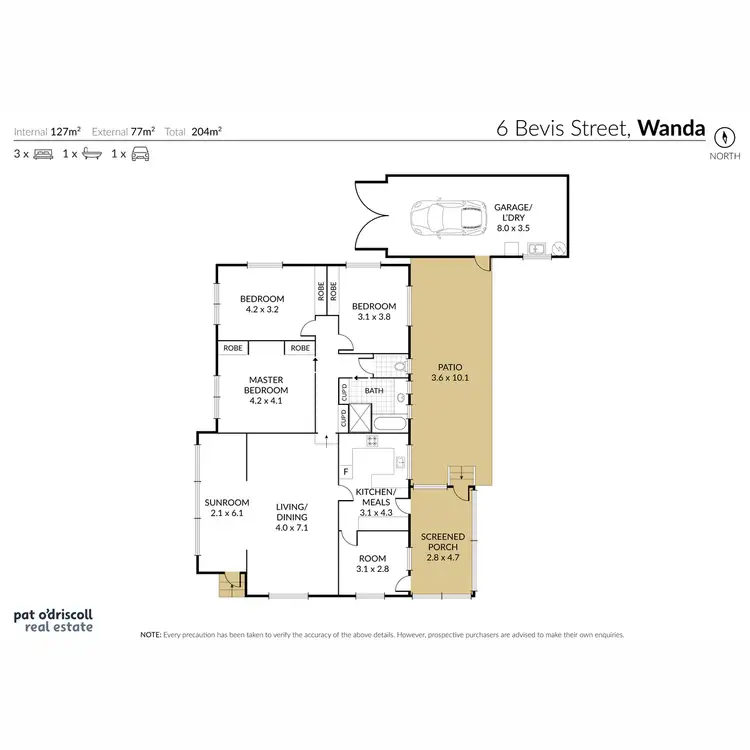 Floorplan of Homely house listing, 6 Bevis Street, Wandal QLD 4700