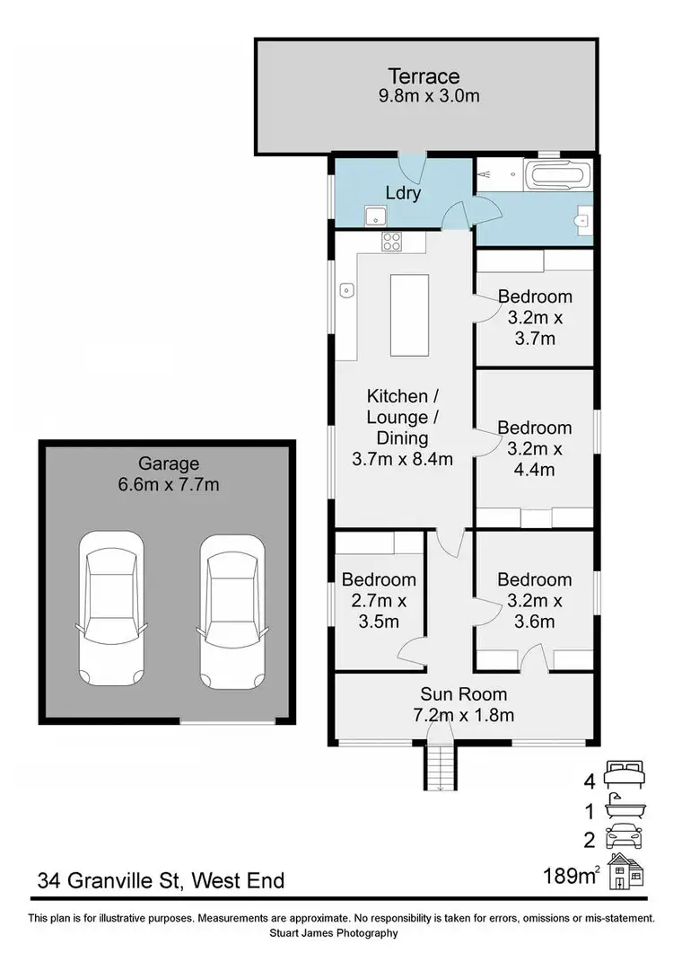 Floorplan of Homely house listing, 34 Granville Street, West End QLD 4101