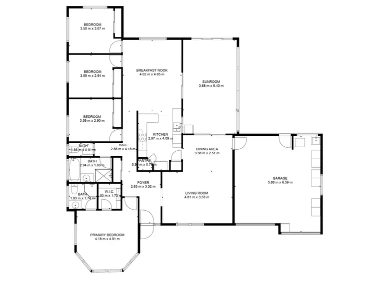 Floorplan of Homely house listing, 9 Bargara Lakes Drive, Bargara QLD 4670