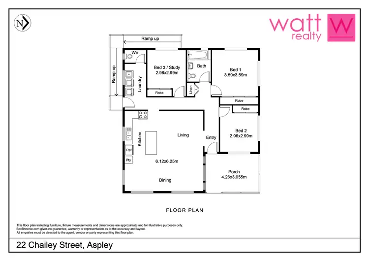 Floorplan of Homely house listing, 22 Chailey Street, Aspley QLD 4034