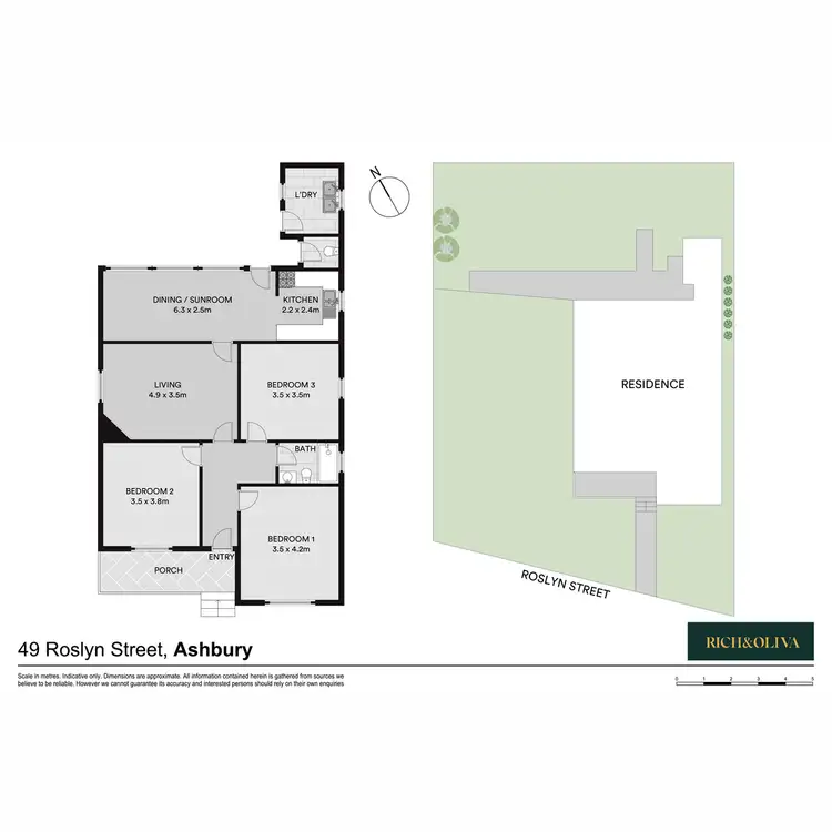 Floorplan of Homely house listing, 49 Roslyn Street, Ashbury NSW 2193