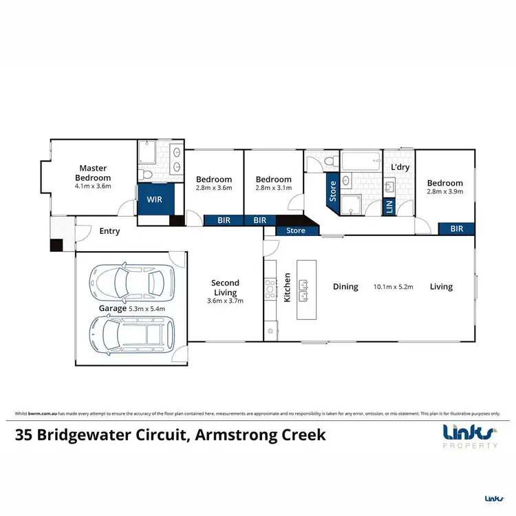 Floorplan of Homely house listing, 35 Bridgewater Circuit, Armstrong Creek VIC 3217