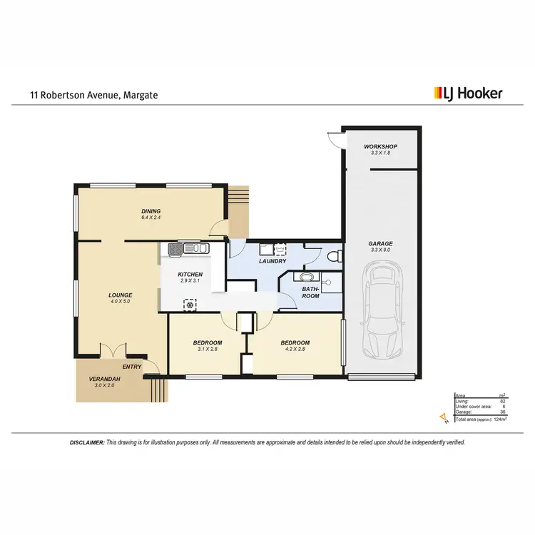 Floorplan of Homely house listing, 11 Robertson Avenue, Margate QLD 4019