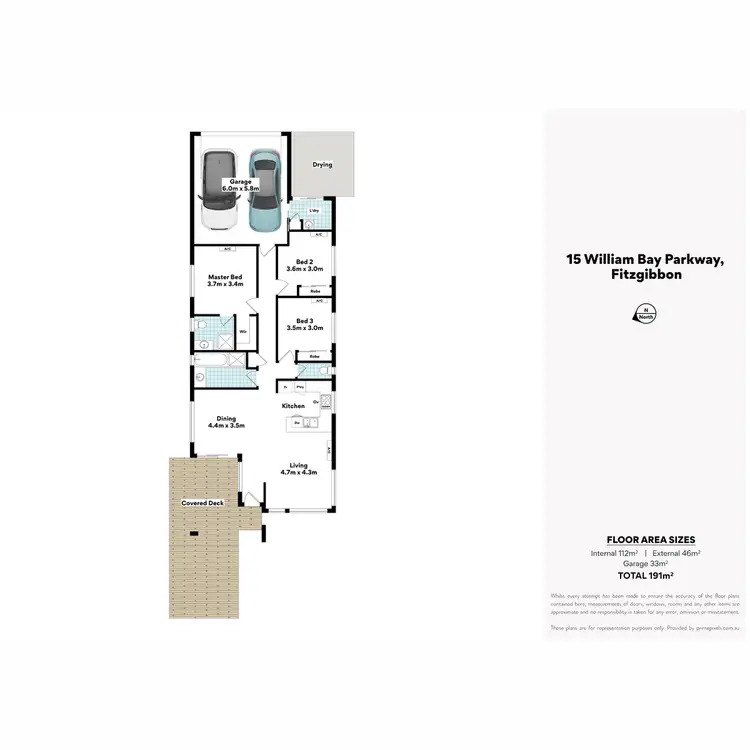 Floorplan of Homely house listing, 15 William Bay Parkway, Fitzgibbon QLD 4018