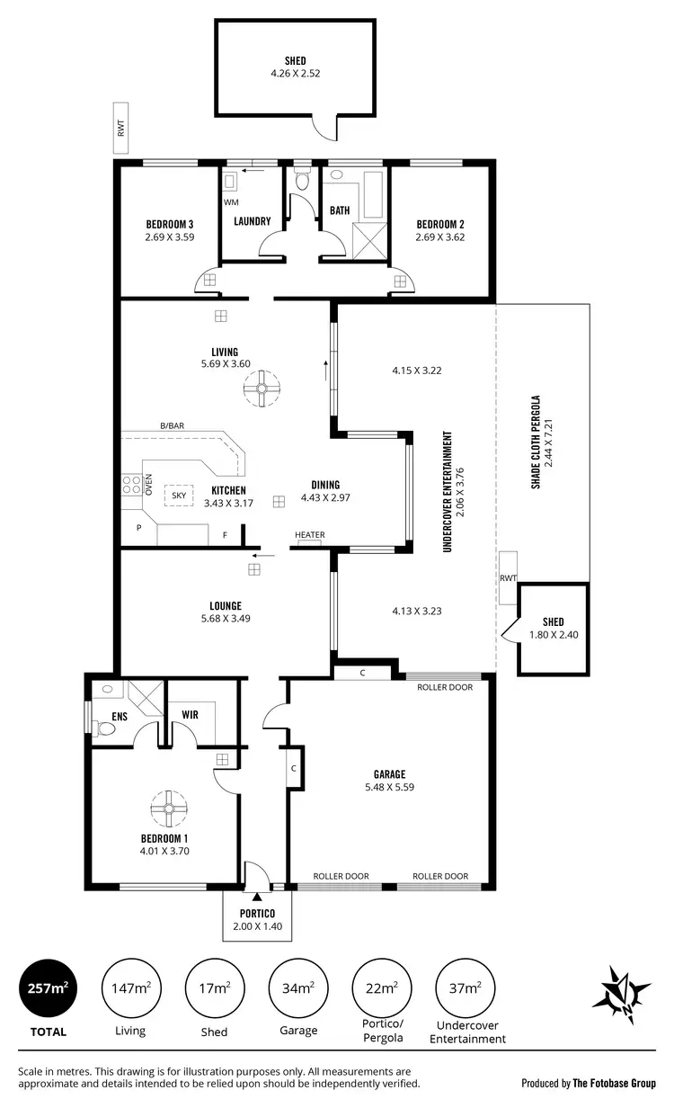 Floorplan of Homely house listing, 18 Harkin Avenue, Mitchell Park SA 5043