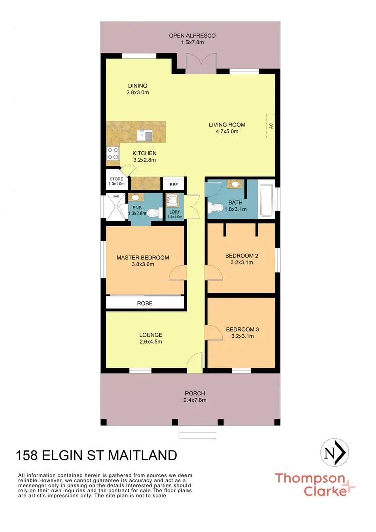 Floorplan of Homely house listing, 158 Elgin Street, Maitland NSW 2320