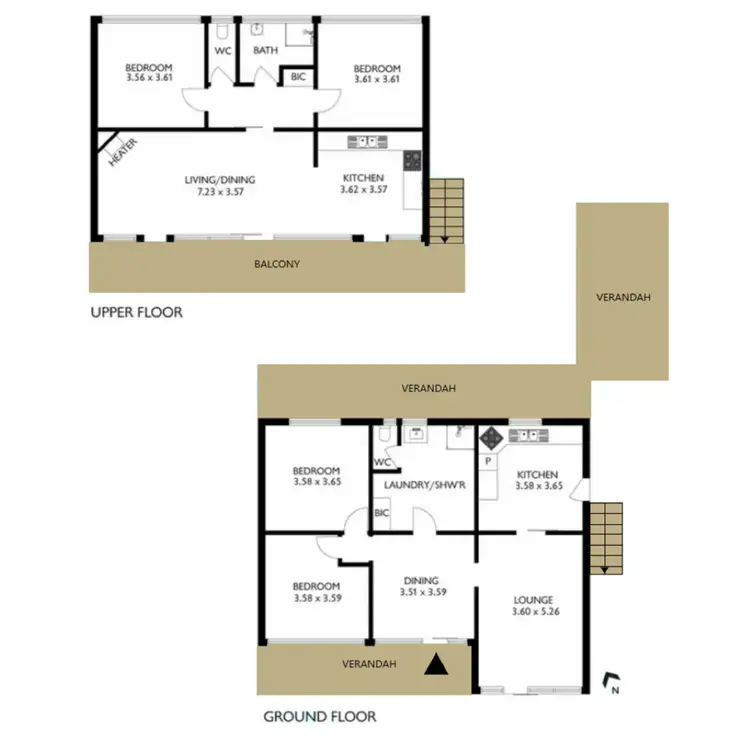 Floorplan of Homely house listing, 14 Esplanade, Sellicks Beach SA 5174