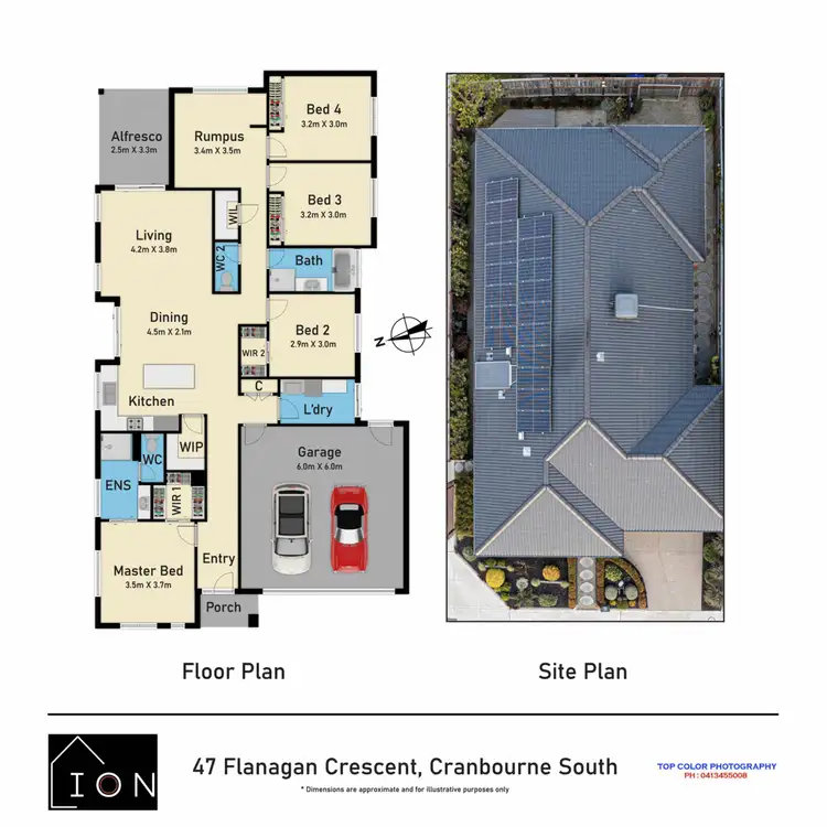 Floorplan of Homely house listing, 47 Flanagan Crescent, Cranbourne South VIC 3977