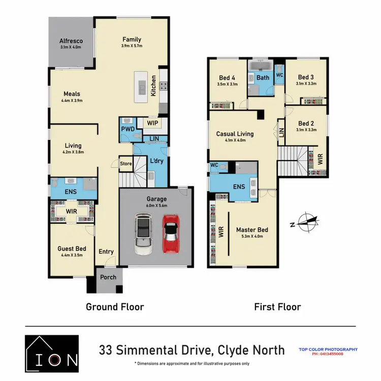 Floorplan of Homely house listing, 33 Simmental Drive, Clyde North VIC 3978