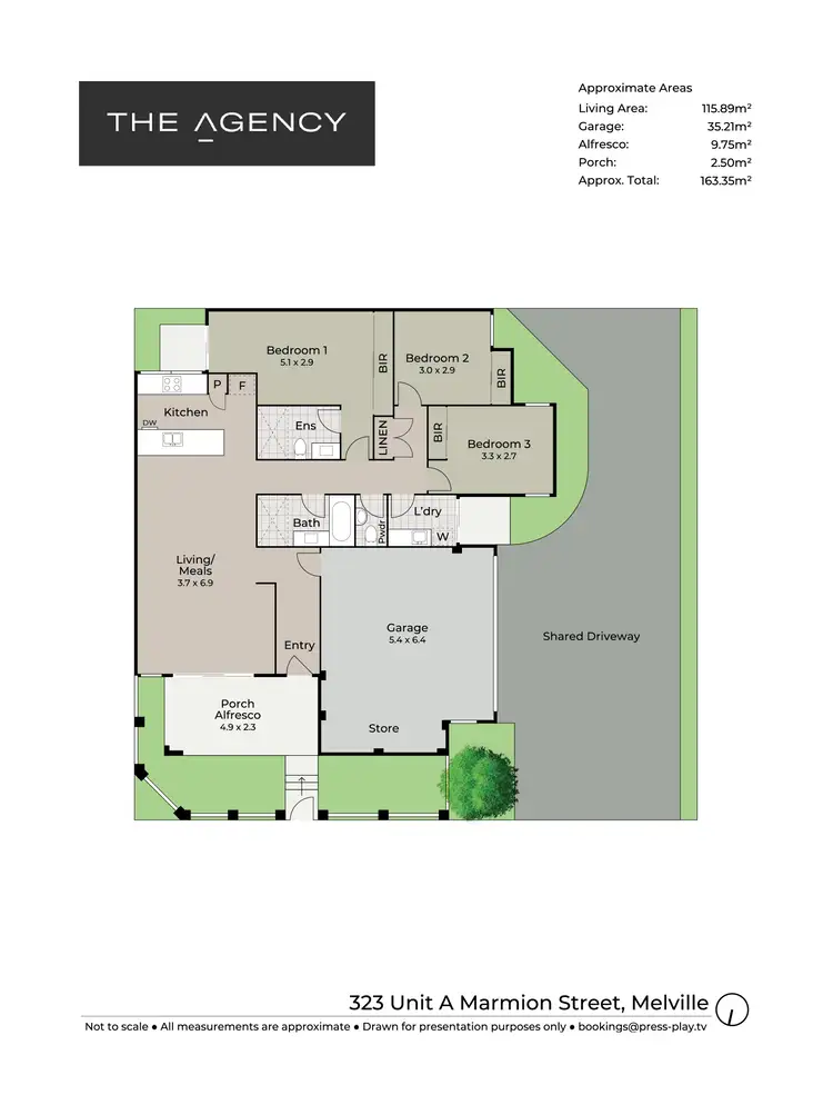 Floorplan of Homely house listing, 323a Marmion Street, Melville WA 6156
