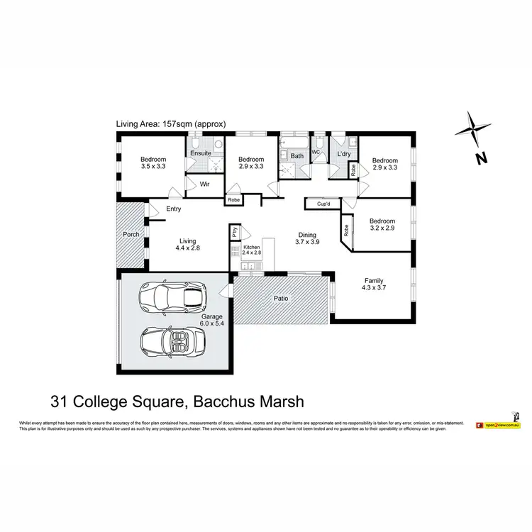Floorplan of Homely house listing, 31 College Square, Bacchus Marsh VIC 3340