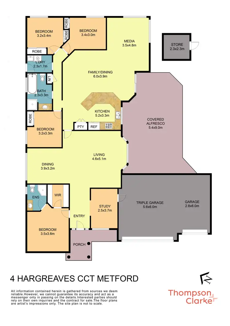 Floorplan of Homely house listing, 4 Hargreaves Circuit, Metford NSW 2323