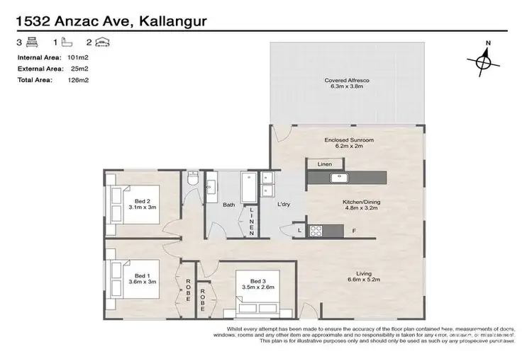 Floorplan of Homely house listing, 1532 Anzac Avenue, Kallangur QLD 4503