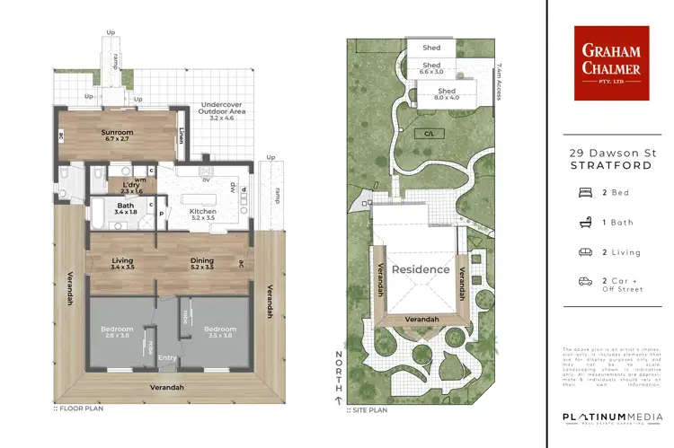 Floorplan of Homely house listing, 29 Dawson Street, Stratford VIC 3862