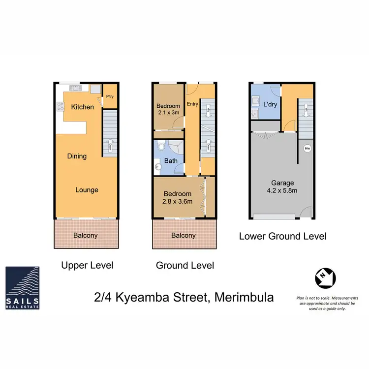 Floorplan of Homely unit listing, 2/4 Kyeamba Street, Merimbula NSW 2548